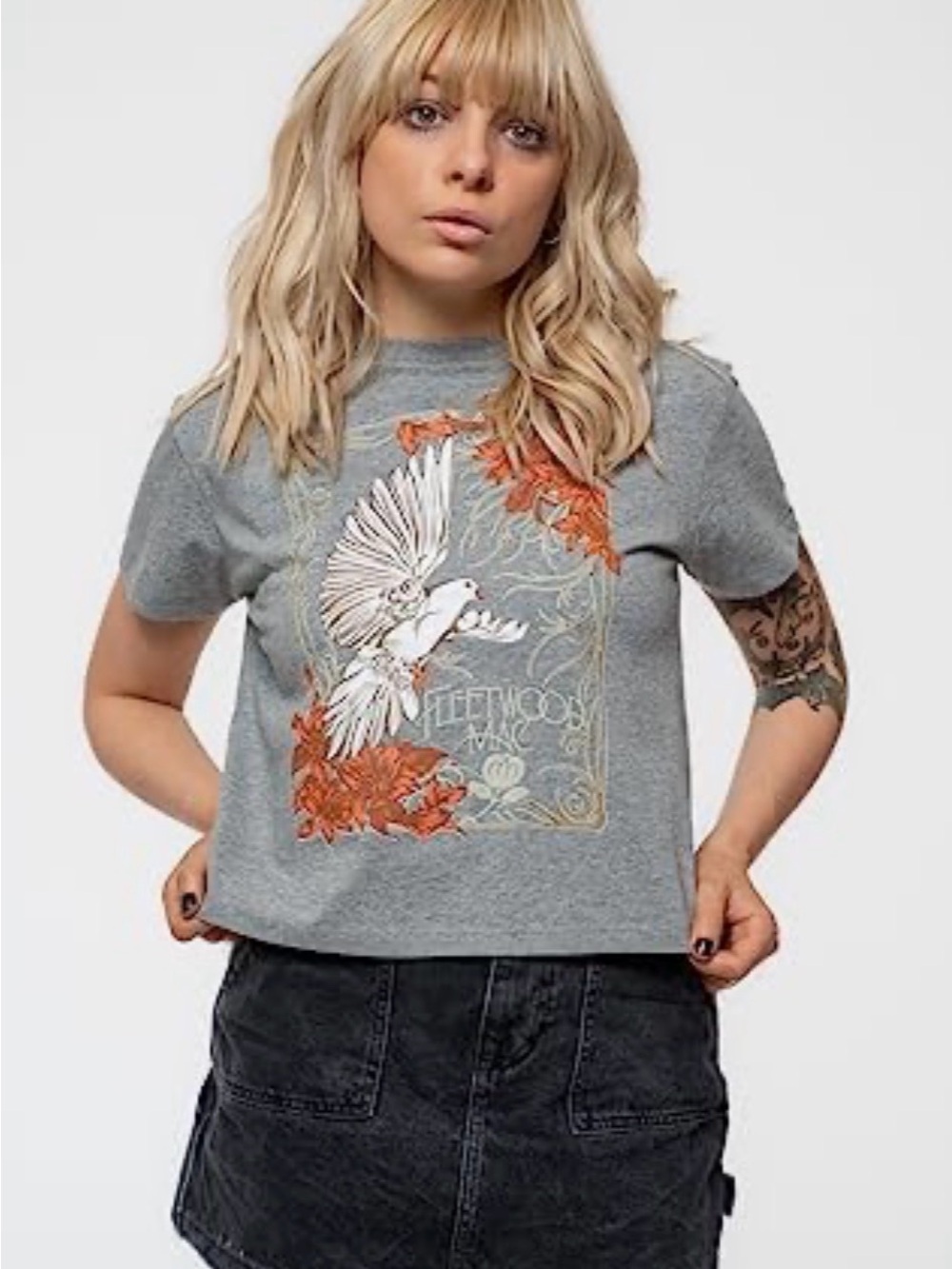 Fleetwood Mac Dove Crop Top